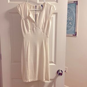 LULUS Exclusive Top Notch Ivory Midi Dress